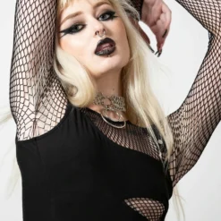 Killstar Corvia Asymmetric Dress