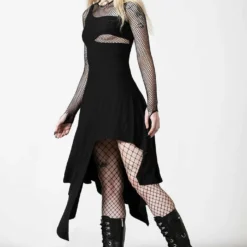 Killstar Corvia Asymmetric Dress