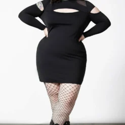 Ladies Killstar Cosmic Shift Long Sleeve Dress