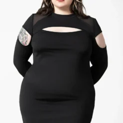 Ladies Killstar Cosmic Shift Long Sleeve Dress