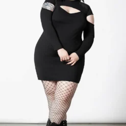 Ladies Killstar Cosmic Shift Long Sleeve Dress