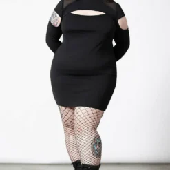 Ladies Killstar Cosmic Shift Long Sleeve Dress