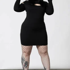 Ladies Killstar Cosmic Shift Long Sleeve Dress