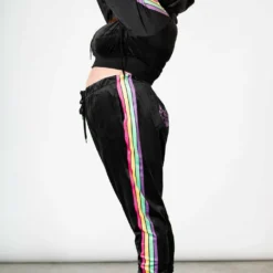 Killstar Coven Chill Velour Jogger | Plus Size New Arrivals | Ladies Trousers 21 Killstar Coven Chill Velour Jogger New Arrivals