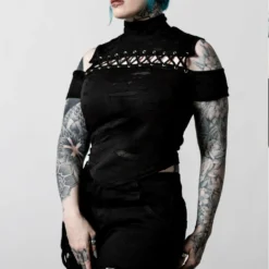 Killstar Crash Curse Crop Top Ladies