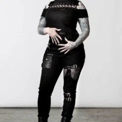 Killstar Crash Curse Crop Top Ladies