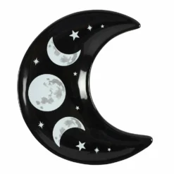 Homeware Gothic Gifts Crescent Moon Trinket Dish