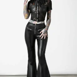 Ladies Killstar Dark Halo Crop Shirt