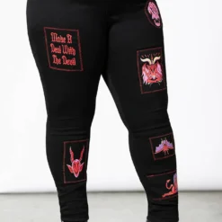 Killstar Dealer Patched Jeans Ladies