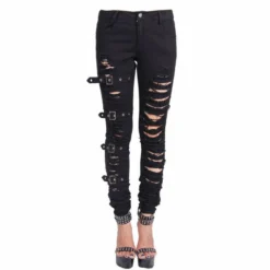 Devil Fashion Mercy Ripped Jeans Ladies