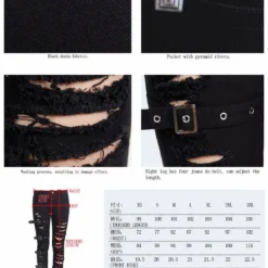 Devil Fashion Mercy Ripped Jeans Ladies