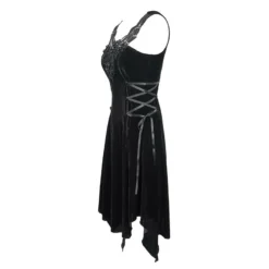 Ladies Devil Fashion Noemi Velvet Dress