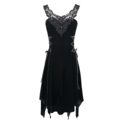 Ladies Devil Fashion Noemi Velvet Dress