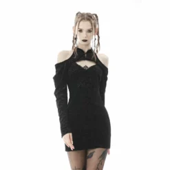 Ladies Dark In Love Enid Cold Shoulder Dress