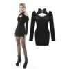 Ladies Dark In Love Enid Cold Shoulder Dress