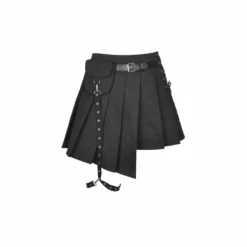 Ladies Dark In Love Hunter Pleated Skirt