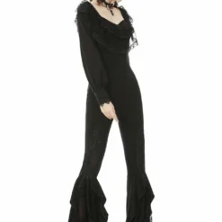 Ladies Dark In Love Quinn Flared Leggings