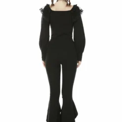 Ladies Dark In Love Quinn Flared Leggings