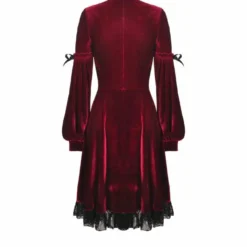 Dark In Love Scarlett Cross Velvet Dress