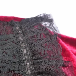 Dark In Love Scarlett Cross Velvet Dress