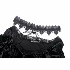 Ladies Dark In Love Tara Velvet Top