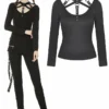 Dark In Love Tyler Strap Top Ladies