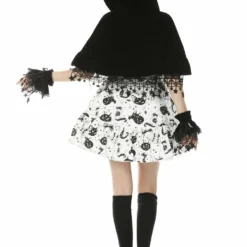 Dark In Love Star Cat Velvet Hooded Cape Ladies