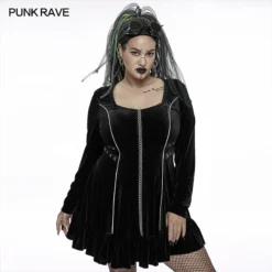 New Arrivals Punk Rave Isabelle Velvet Dress