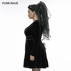 New Arrivals Punk Rave Isabelle Velvet Dress