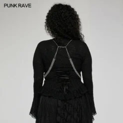 Punk Rave Xanthe Chain Harness - Gothic Accessory for Men & Women | New Arrival 18 Punk Rave Xanthe Chain Harness