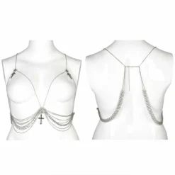 Punk Rave Xanthe Chain Harness - Gothic Accessory for Men & Women | New Arrival 20 Punk Rave Xanthe Chain Harness