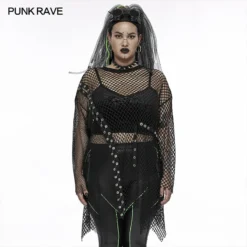 New Arrivals Punk Rave Harlow Mesh Top