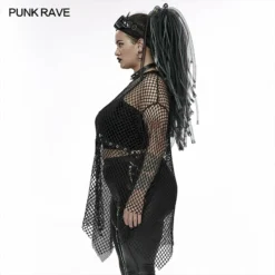 New Arrivals Punk Rave Harlow Mesh Top