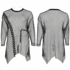 New Arrivals Punk Rave Harlow Mesh Top