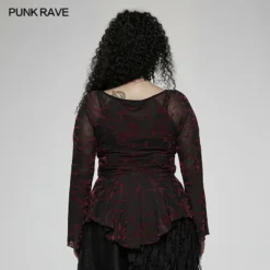Punk Rave Blazed Mesh Top