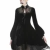 Dark In Love Titania Velvet Dress Ladies