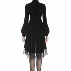 Dark In Love Titania Velvet Dress Ladies