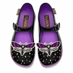 Ladies Hot Chocolate Design Chocolaticas Death Moth Women's Mary Jane Flat