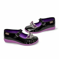 Ladies Hot Chocolate Design Chocolaticas Death Moth Women's Mary Jane Flat
