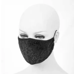 Accessories Devil Fashion Brocade Face Mask With Filter