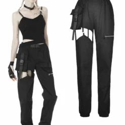 Dark In Love Hollow Thigh Trousers Ladies