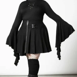 Killstar Elemental Eclipse Crop Top Ladies