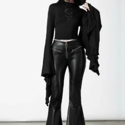 Killstar Elemental Eclipse Crop Top Ladies