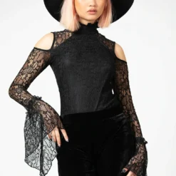 Killstar Enigma Lace Top
