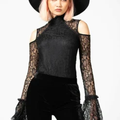 Killstar Enigma Lace Top