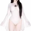 Ladies Killstar Fatal Attraction Bodysuit Ivory