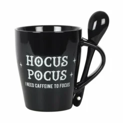 Homeware Gothic Gifts Hocus Pocus Mug And Spoon Set
