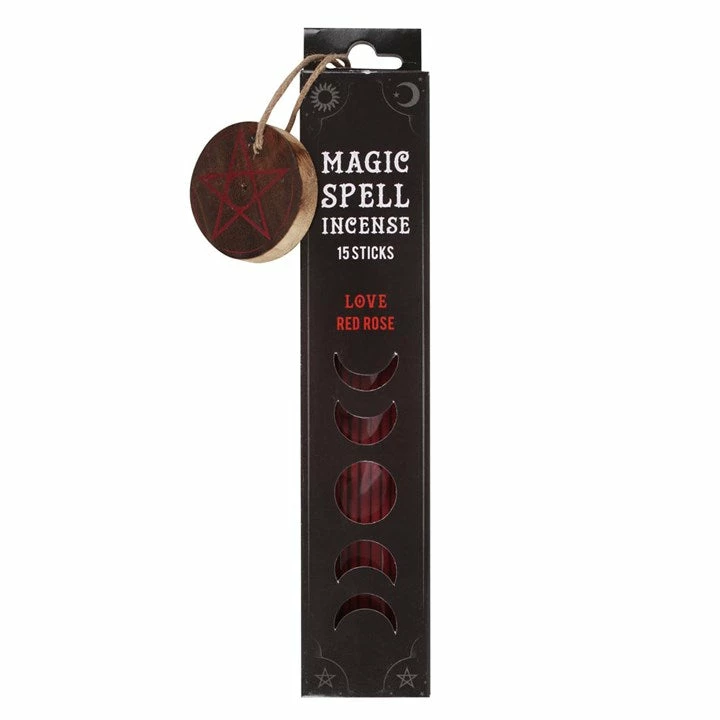 Gothic Rose 'Love' Spell Incense Sticks - Unique Homeware Gift 3 Homeware Gothic Gifts Rose 'Love' Spell Incense Sticks