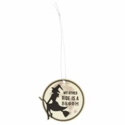 Homeware Gothic Gifts Witches Broom Air Freshener
