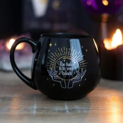 Gothic Gifts Black Fortune Teller Colour Changing Mug Homeware